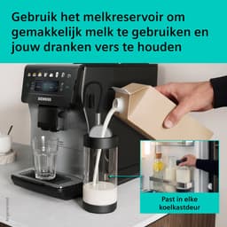 Siemens EQ600 iAroma - TP605EM3 - Volautomatische koffiemachine - RVS - Verlichting - 10 profielen - 2026 editie — thumbnail 4