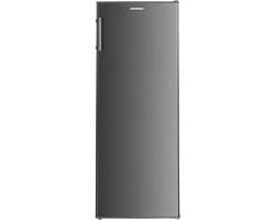 Heinner HF-HM242XE++ Koelkast 242 L – Energieklasse E – Instelbare Thermostaat – LED-verlichting – 4 Glazen Plateaus – Omkeerbare Deur – RVS – 5 Jaar Garantie