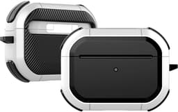Mobigear Hoesje geschikt voor Apple AirPods Pro 2 Shockproof Hardcase Hoesje | Mobigear Slim Armor - Wit — thumbnail 1