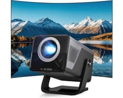 Smart Beamer Full HD 1080p – 2000 ANSI Lumen – Android 14 – Autofocus – WiFi 6 – Bluetooth 5.4 – 8K Ondersteuning