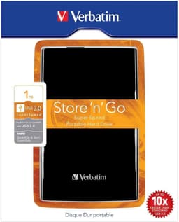 Externe Harde Schijf - Draagbare Opslag - Bestanden Opslaan - USB 3.0 Connectie - 1 TB Capaciteit - Zwart — thumbnail 2