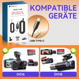 SnelShoppen - TERUNSOUl Dashcam Hardwire Kit V3F, 12V-24V naar 5V Type C Bedradingskit met Spanningsindicator, 3M/9.8Ft, 3-Traps Laagspanningsbeveilig — thumbnail 4