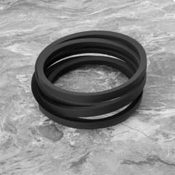 SnelShoppen - 1 stuk Grasmaaier Aandrijfsnaar Vervangingsriem M144044 Geschikt Voor John Deere LT150 LT160 LT170 LT180 Zwart Rubber — thumbnail 4