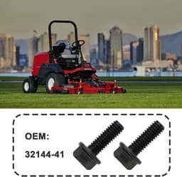 SnelShoppen - 4 Stuks Grasmaaier Spindel Schroef 5/16-18x7/8" Precisie Bevestigingsschroeven voor Toro, Hoogwaardig Metaal, Duurzaam en Corrosiebesten — thumbnail 5