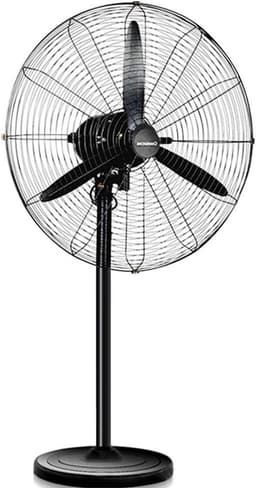 Industriële Voetstukventilator - Vloerventilator Ventilator - Werkruimte Koelen - Stille Mechanische Bediening - 20-29 inch - Zwart — thumbnail 1