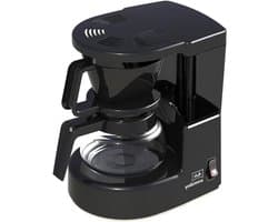 Koffiezetapparaat - Filterkoffiezetter - Koffie Zetten - Ruimtebesparend Ontwerp - Voor 2 Kopjes - Zwart