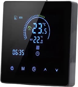 Digitale Thermostaat - Slimme Regelaar - Vloerverwarming Instellen - Wifi Bediening - 41x86mm - Zwart — thumbnail 5