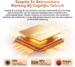 Blackview WAVE 2C Smartphone - 5 Inch palmtelefoon - 32GB ROM - 3000 mAh - Android 16 Go - Gezichtsherkenning - GPS - Universele 3,5 mm audio-aansluiting - Zwart — thumbnail 5