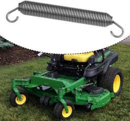 Dailygoods- Verlengveer 187 mm - Draaddiameter 2,3 mm - Buitendiameter 22 mm - Veerstaal - Compatibel met John Deere - Betrouwbare spanningsondersteuning - Grasmaaierveer — thumbnail 4