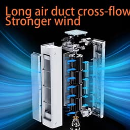 Archi Bladloze Ventilator – Ventilatie - Draadloze Tafelventilator – 3 Snelheden – 3000 mAh – USB-C Oplaadbaar – Fluisterstil — thumbnail 3
