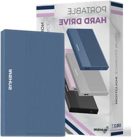 Externe Harde Schijf - Draagbare Opslag - Gegevens Back-uppen - Direct Klaar Voor Gebruik - 120 GB - Blauw — thumbnail 1