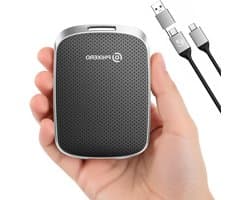Draagbare Externe SSD - Snelle Opslag Mobiele Harde Schijf - Bestanden Overzetten - Hoge Overdrachtssnelheid - 1 TB - Zwart