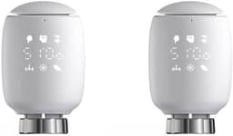 Radiator Thermostaat - Slimme Controller - Energie Besparen - App Bediening WiFi - 55x54x98 mm - Wit — thumbnail 1