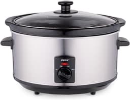 Multicooker - RVS - 3,5 Liter - Slow Cooker met Keramische Binnenpan - Voor 3-4 Personen — thumbnail 1