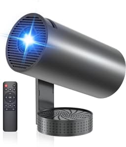 Mini Projector - Draagbaar - Wifi 6 en Bluetooth 5.4 - Trapeziumcorrectie - Voor Thuisbioscoop en Buiten — thumbnail 1