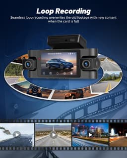360° Dashcam - Zwart - 4-camera systeem - Wifi-connectiviteit - Voor Auto's — thumbnail 3