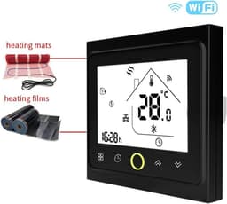 Slimme Thermostaat - WIFI Thermostaat - Verwarming Regelen - Wekelijks Programmeerbaar - 95-240V - Wit — thumbnail 5
