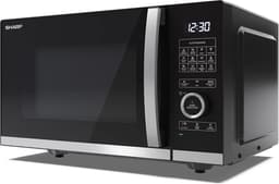 Magnetron met grill - Oven combi - Snel eten bereiden - Ontdooifunctie - 25 Liter - Zwart — thumbnail 3