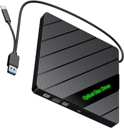 Externe Schijfstation - Dvd Brander Reader - Data Overzetten - Met Kaartlezer - 15.5 cm - Zwart — thumbnail 1