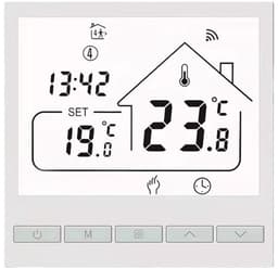 Vloerthermostaat - Temperatuurregelaar - Comfort Verhoging - Programmeerbaar - AC 95-240V - As shown — thumbnail 1