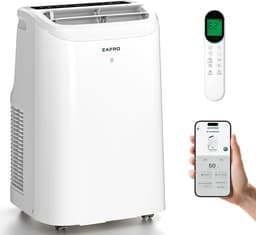 Mobiele Airco 10000 BTU – Smart Airconditioner – App Bediening – 47 dB – 24-uurs Timer – Wit — thumbnail 1