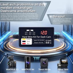 Dashcam Hardwire Kit - USB-C - 24-uurs Parkeermodus - Laagspanningsbeveiliging - Voor Alle Voertuigen — thumbnail 4