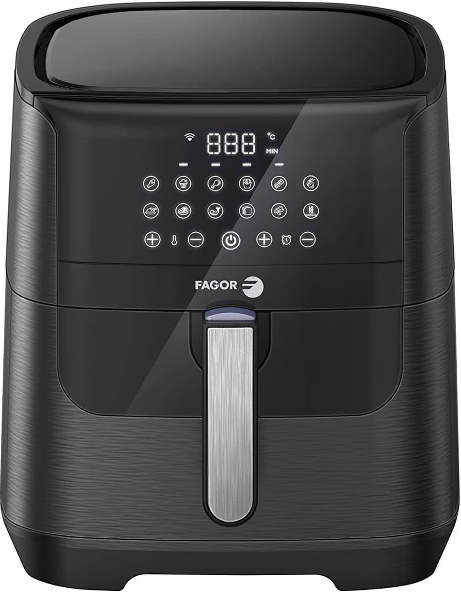 Airfryer - Heteluchtfriteuse - Gezond Koken - Olievrij - 7 liter - Zwart — afbeelding 1