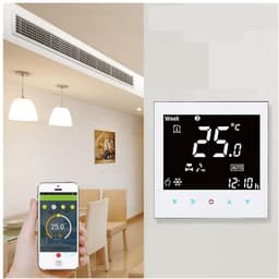 Digitale Thermostaat - Klimaatregelaar - Energie Besparen - Weekprogramma Functie - 3.2 Inch LCD - Nero — thumbnail 5