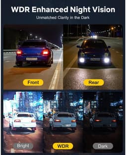 GKU D700 4K Dashcam Dual: Voor- en Achtercamera met Touchscreen, GPS & 64GB SD — thumbnail 5