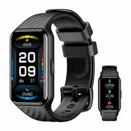 Blackview WATCH R10 - Smartwatch Heren en Dames | Geschikt voor iOS en Android | Notificaties | Gezondheidsanalyse | Sportanalyse | Bellen | Muziek/Audio Luisteren |Nederlandstalig | Zwart — thumbnail 1