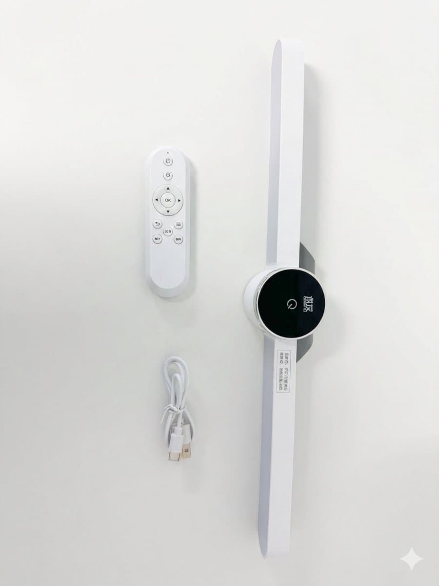 Bureaulamp voor Studeren - Oogbescherming LED Lamp - Magnetisch en Oplaadbaar - Verstelbare Leeslamp voor Studenten, Slaapkamer en Bureaugebruik — afbeelding 1