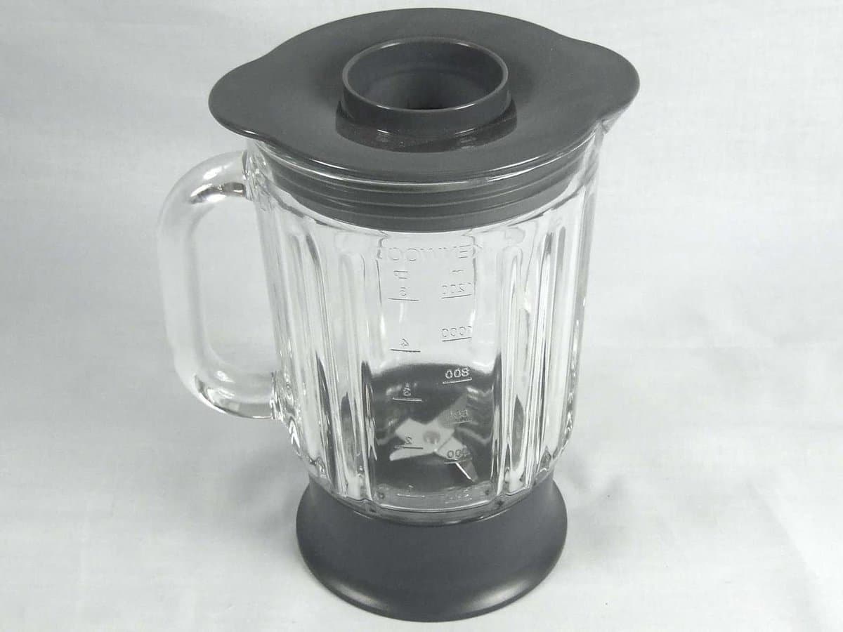 Mixbeker Keukenmachine - Reserveonderdeel Glas - Recepten Bereiden - Compleet Geassembleerd - 197 Kilogram - Transparant — afbeelding 1