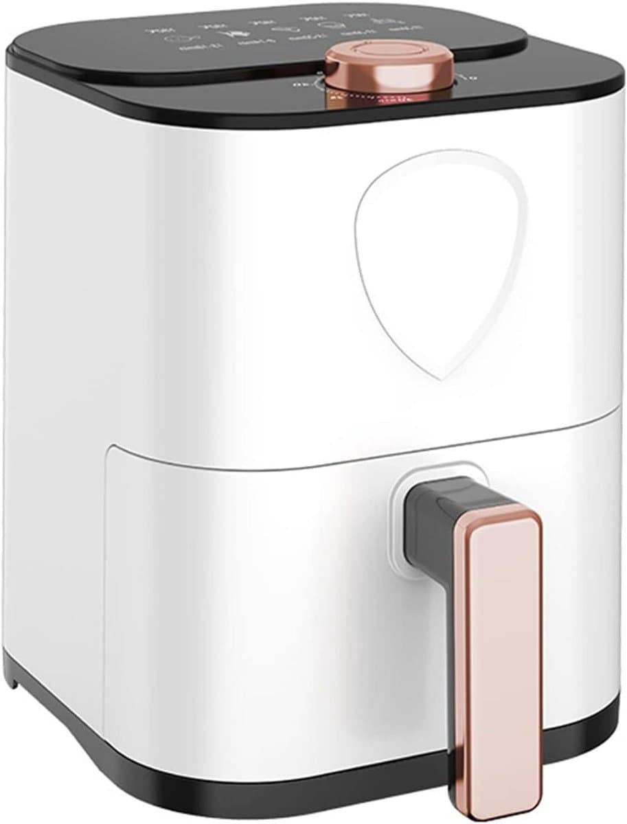 Luchtfriteuse - Heteluchtoven Elektrische Oven - Gezond Frituren - 360° Rapid Thermal Cycle - 5 Liter - Wit — afbeelding 1
