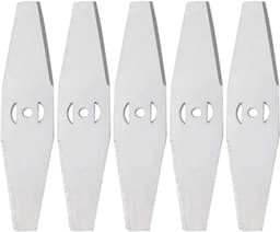 SnelShoppen - Pack van 5 Grasmaaier Blades, RVS Grasmaaier Messen, Elektrische Accu Bosmaaier Accessoires, Vervangende Messen voor Tuinaccessoires — thumbnail 1