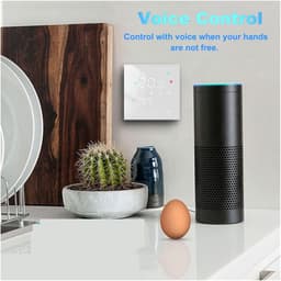 Slimme Thermostaatkraan - Verwarming Regelaar - Energie Besparen - App Bediening - 3A 16A - Wit — thumbnail 4