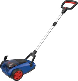 QIN® Grasmaaier Accu - Grasmaaier Elektrisch - Grasmaaier Benzine - Grasmaaier Benzine Zelftrekkend - Blauw/Rood/Zwart - 44cm x 34cm x 116cm — thumbnail 4