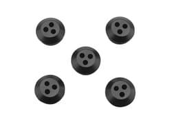 Doorvoertule 3-gaats - Brandstoftank Doorvoer - Vervangingen Grasmaaier - Rubber - Gatdiameter 5 mm - Compatibel met Echo Modellen
