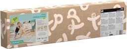 Toys Actieve tots indoor houten klimframe voor baby's en peuters, 1 jaar, Montessori Pikler Style klimdriehoek, babyspeelgoed, interactieve speelgym voor infants, 12 maanden — thumbnail 3