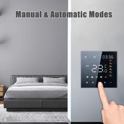 Slimme Wifi Thermostaat - Programmeerbare Thermostaat Digitale Regelaar - Energie Besparen - App en Spraakbesturing - 16A - Wit — thumbnail 3