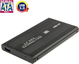 Let op type!! Externe USB 3.0 behuizing voor 2.5 inch SATA HDD harde schijf (zwart) — thumbnail 1