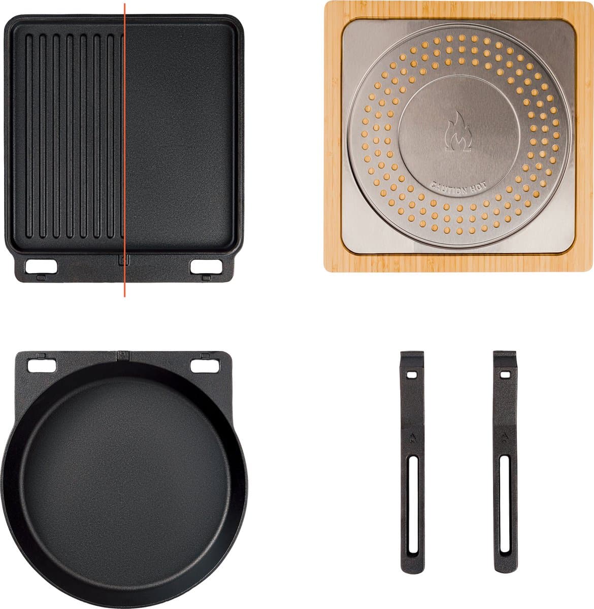 Solo Stove Pi-Set met Gietijzeren Kookgerei grillplaat — afbeelding 1