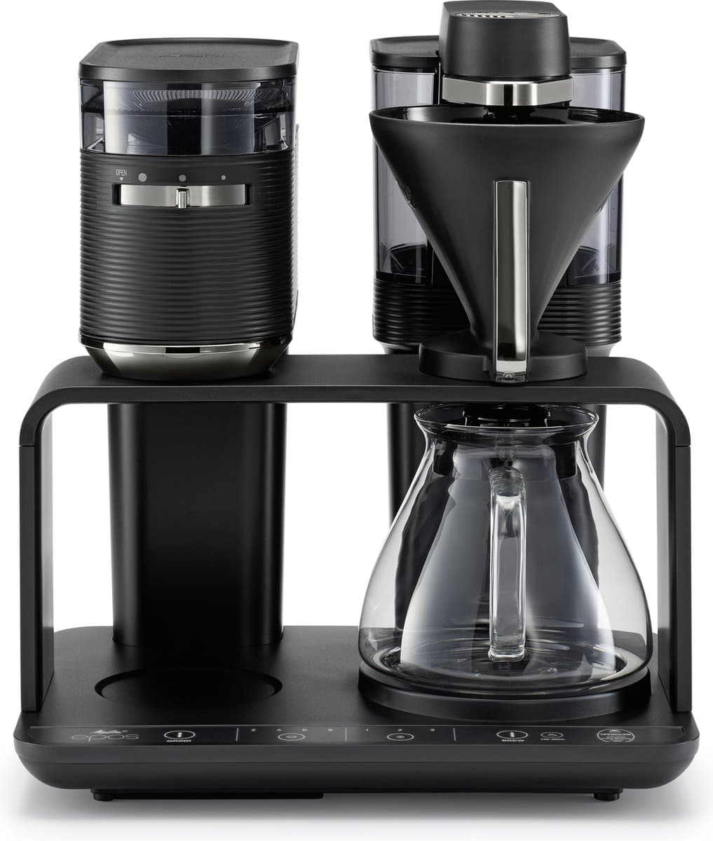 Melitta Epos koffiezetapparaat 1024-03 zwart/zilver — afbeelding 1