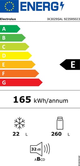 Electrolux IK3029SAL combi-koelkast Ingebouwd 282 l E — thumbnail 4