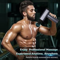 Massage gun - Massage apparaat - Professioneel - Massagegun - Must have voor iedereen! — thumbnail 2