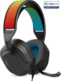 JLab Nightfall Bedrade Gaming Headset met Microfoon - Over-ear Bluetooth Game Headset - Geschikt voor PC/laptop/PS5/PS4/Switch/Xbox - Koptelefoon met Microfoon - Verwisselbare Hoofdband - Zwart — thumbnail 1