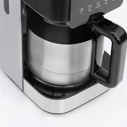 Coffee Taste and Style Thermo Coffee Maker with permanent filter - optimal brewing temperature - 92-96 °C - drip stop - optimized brewing head - thermos jug - stainless steel - black - 12 l - 1847 10 — thumbnail 2
