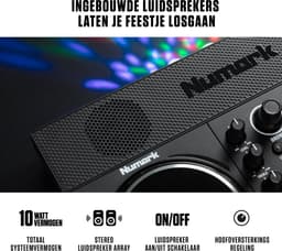 Numark Party Mix Live - DJ-controller / DJ-set met DJ-verlichting, DJ-luidsprekers en DJ-mixer voor Serato DJ Lite — thumbnail 4