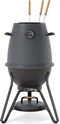 Kandu Cooking 41 kooksysteem - Coal Grey - Vertical Cooking barbecue - Ø58 x H95 cm — thumbnail 4