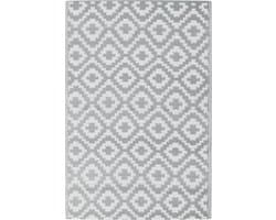 vidaXL - Buitenkleed - ARAKIL - 120x180 - cm - PP - grijs