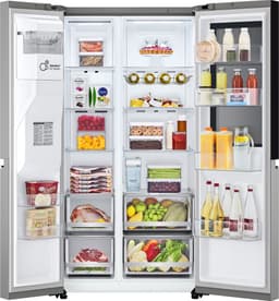 LG InstaView GSGV81PYLL, Vrijstaand, Amerikaanse deur, Zilver, 2 deur(en), Prime Silver, Touch — thumbnail 5